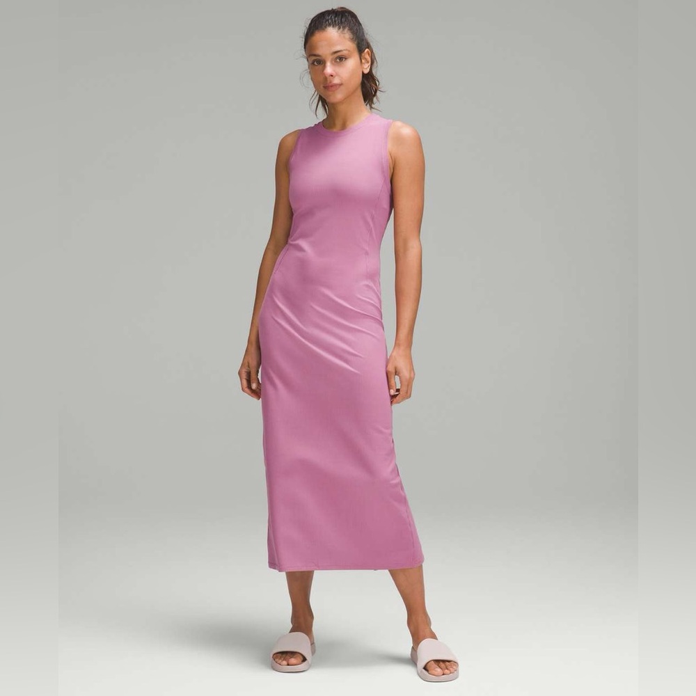 Lululemon All Aligned Ribbed Midi Dress